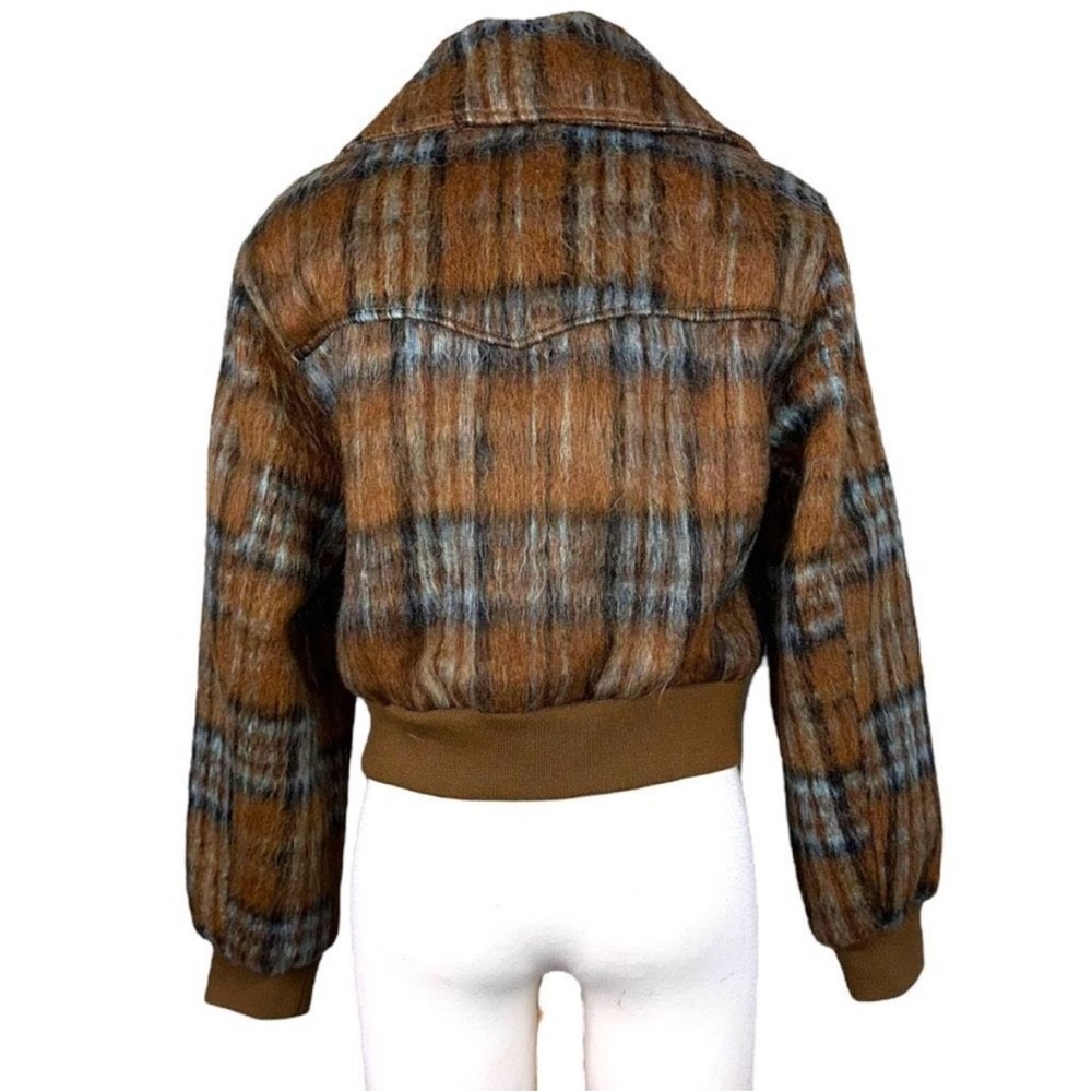 7 For All Mankind plaid bomber jacket size XS - Picture 3 of 7